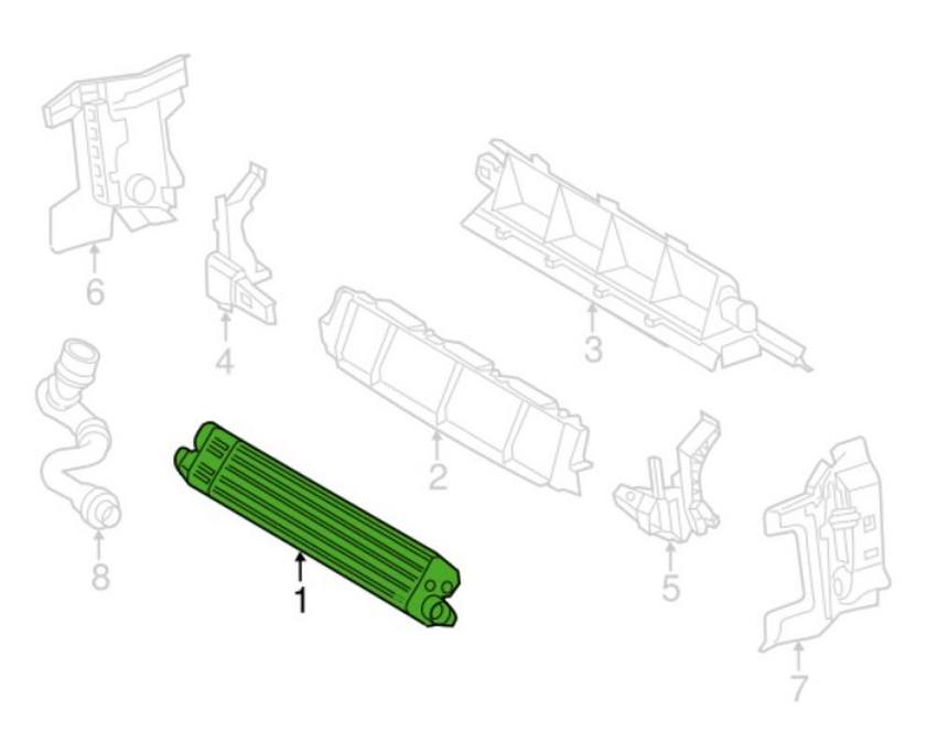 Mercedes Engine Oil Cooler 2741880101